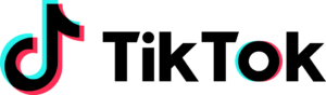 Logo y letras de tik tok